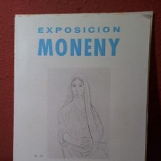 Coleccionismo: DÍPTICO INVITACION EXPOSICION MONENY - SALA ROVIRA BARCELONA, 1964