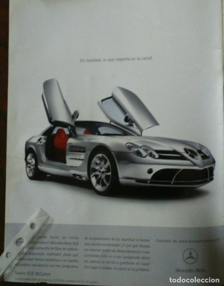 Coleccionismo: Publicidad automovil Mercedes-Benz SLR MC LAREN