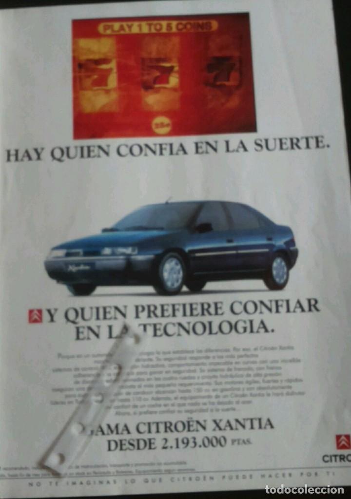 Coleccionismo: Publicidad automovil Citroen Xantia de 1997