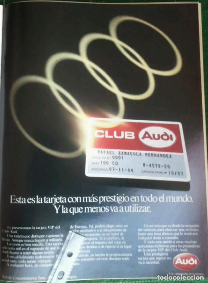 Coleccionismo: Publicidad automovil Audi de 1985