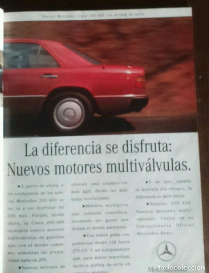 Coleccionismo: Publicidad automovil Mercedes-Benz Clase 200 - 400 de 1992