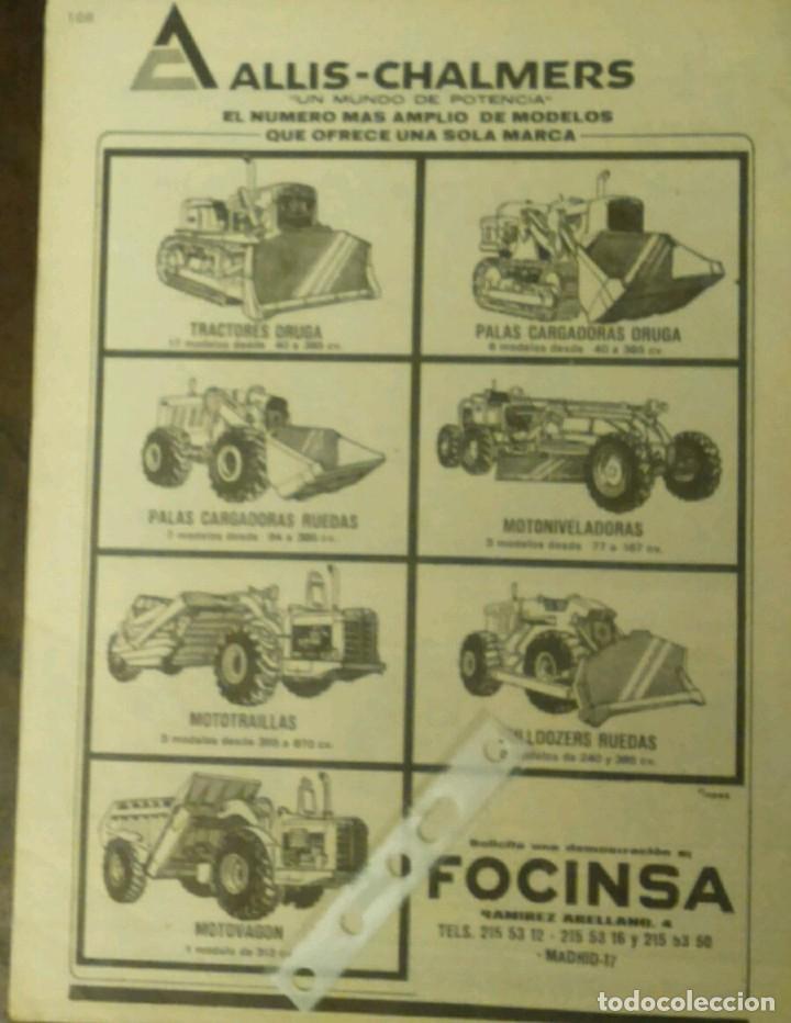 Coleccionismo: Publicidad Tractores Palas cargadoras Allis Chalmers de 1965