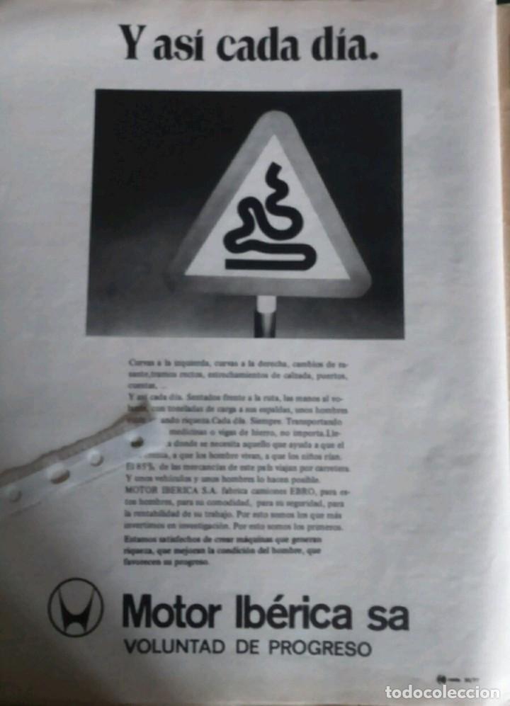 Coleccionismo: Publicidad Camion Ebro de Motor Iberica de 1977