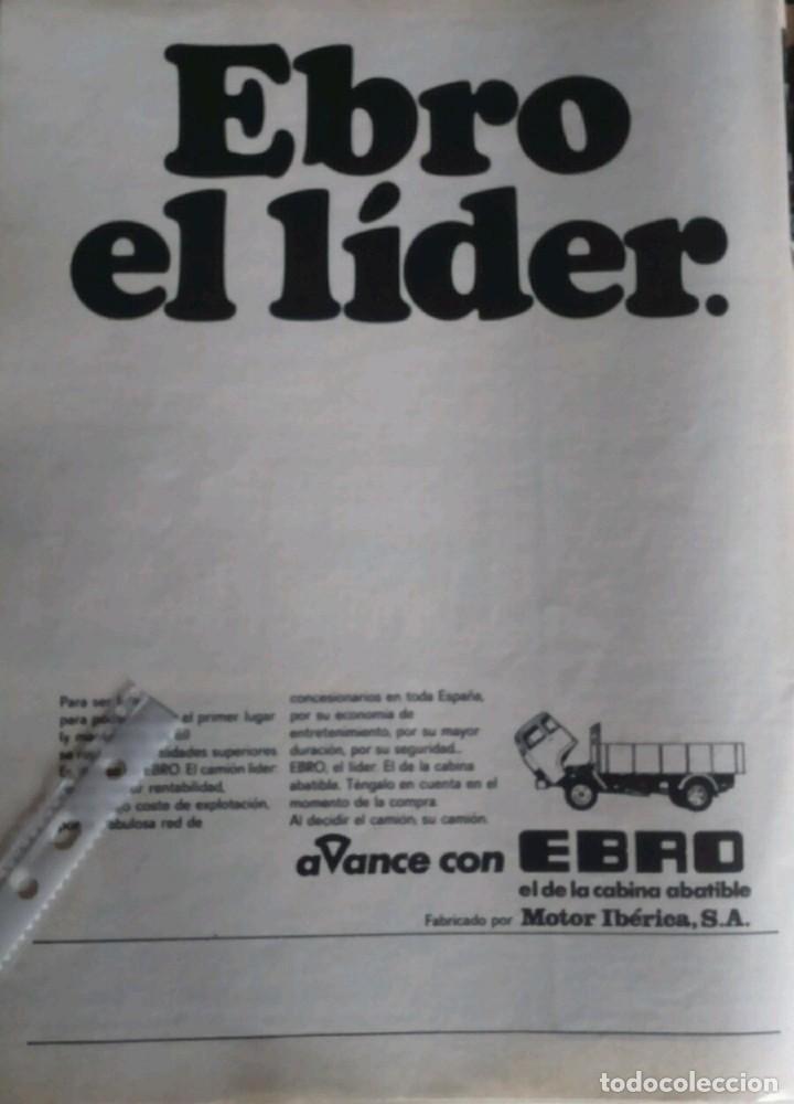 Coleccionismo: Publicidad camion truck Ebro de 1971