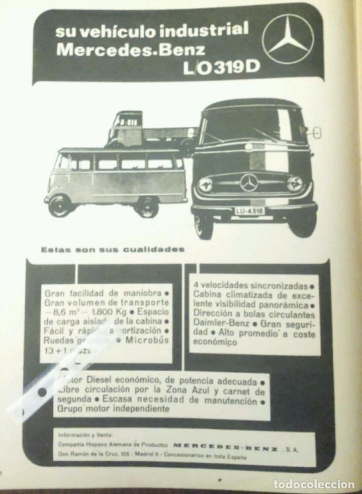 Coleccionismo: Publicidad Furgoneta Mercedes-Benz L 319 D de 1970