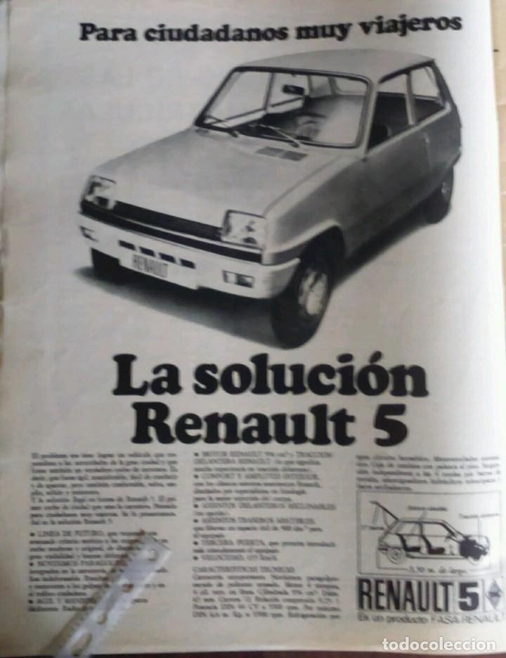 Coleccionismo: Publicidad automovil Renault 5 de 1972