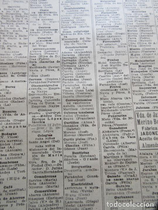 Coleccionismo: BADAJOZ 1947 - ALMENDRALEJO - - Foto 3