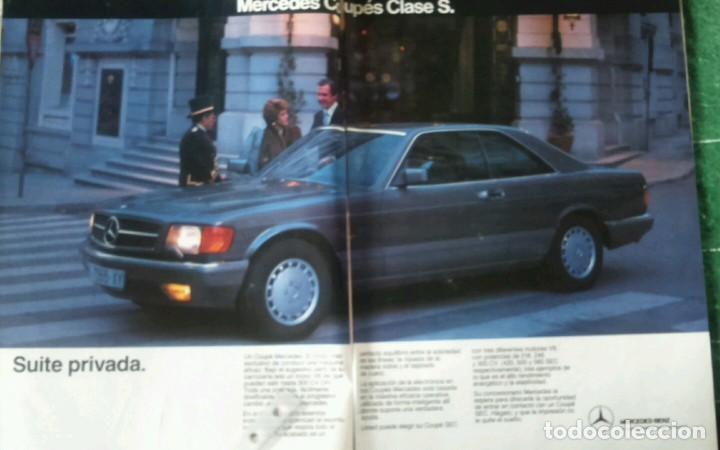 Coleccionismo: Publicidad automovil Mercedes-Benz Coupe de 1987