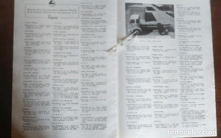 Coleccionismo: Publicidad camion truck Pegaso de 1962