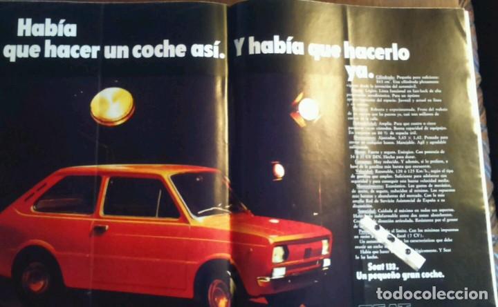 Coleccionismo: Publicidad automovil Seat 133 de 1974