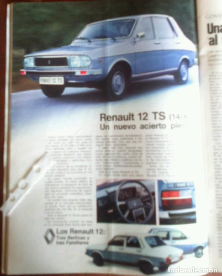 Coleccionismo: Publicidad automovil Renault 12 de 1976