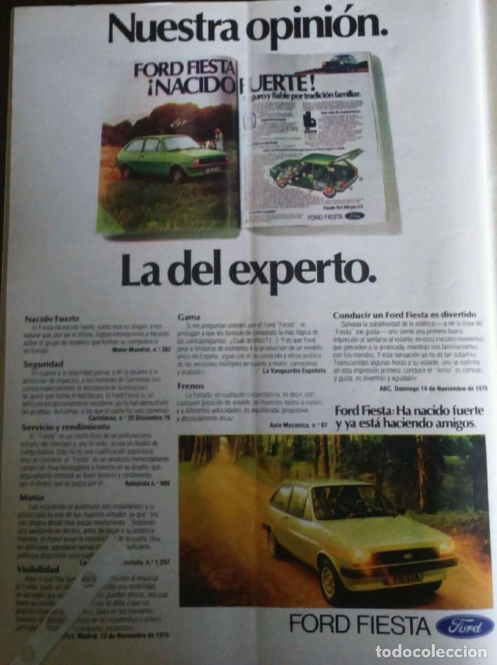 Coleccionismo: Publicidad automovil Ford Fiesta de 1977