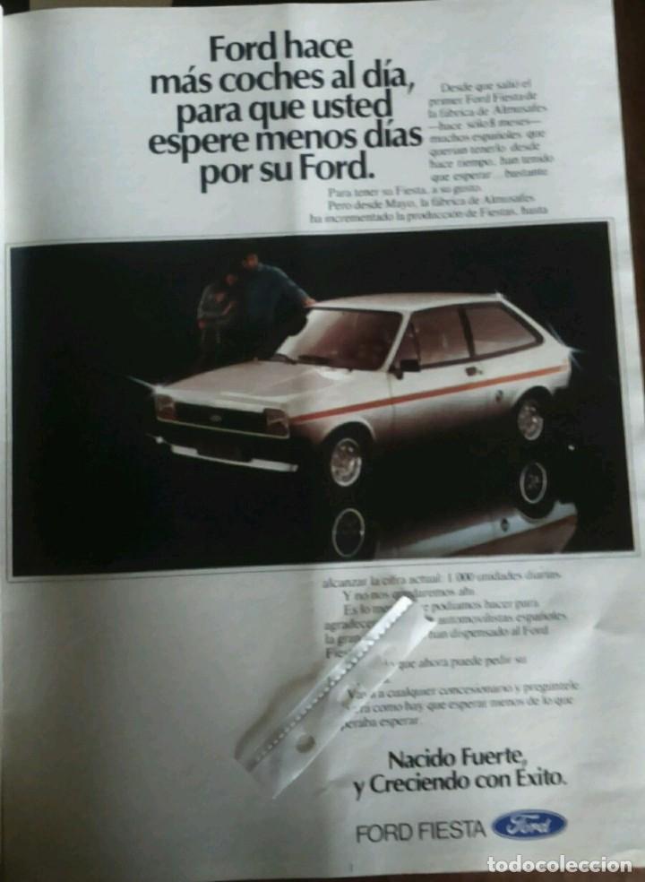 Coleccionismo: Publicidad automovil Ford Fiesta de 1977
