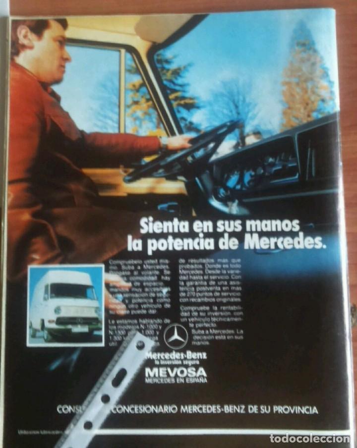 Coleccionismo: Publicidad Automovil furgoneta Mercedes-Benz Mevosa de 1980
