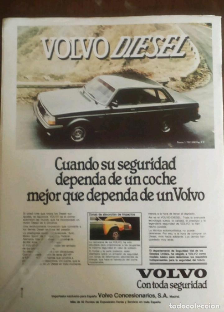 Coleccionismo: Publicidad automovil Volvo de 1982