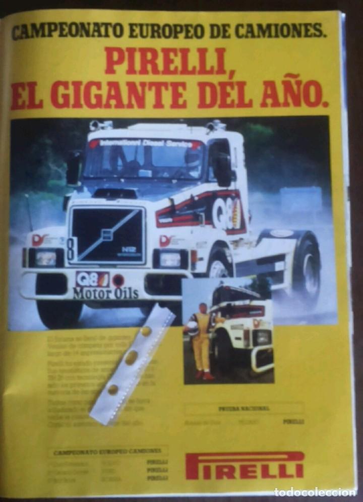 Coleccionismo: Publicidad neum&aacute;ticos Pirelli de 1988 y truck Volvo