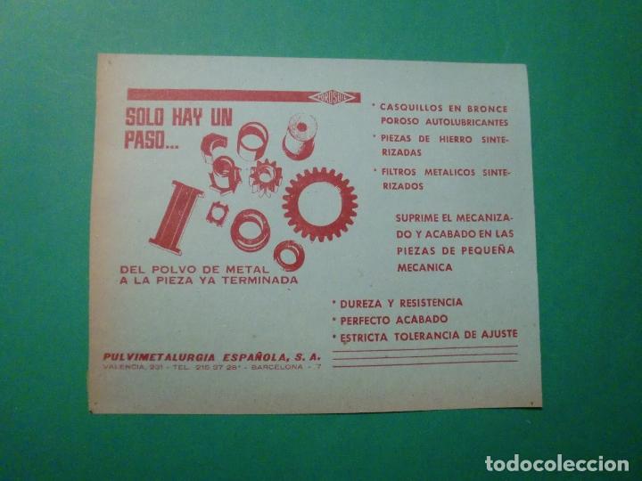 Sammelleidenschaft Papier: PULVIMETALURGIA ESPA&Ntilde;OLA S.A. - BARCELONA - 1.967