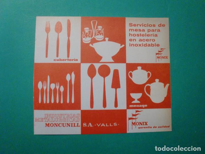 Collezionismo: HOSTELERIA EN ACERO INOXIDABLE MONIX INDUSTRIAS MONCUNILL S.A. VALLS - 1.967