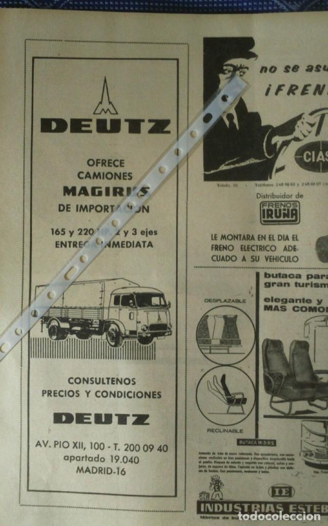 Coleccionismo: Publicidad camion truck Magirus Deutz de 1964