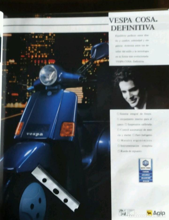 Coleccionismo: Publicidad Moto Vespa de 1990