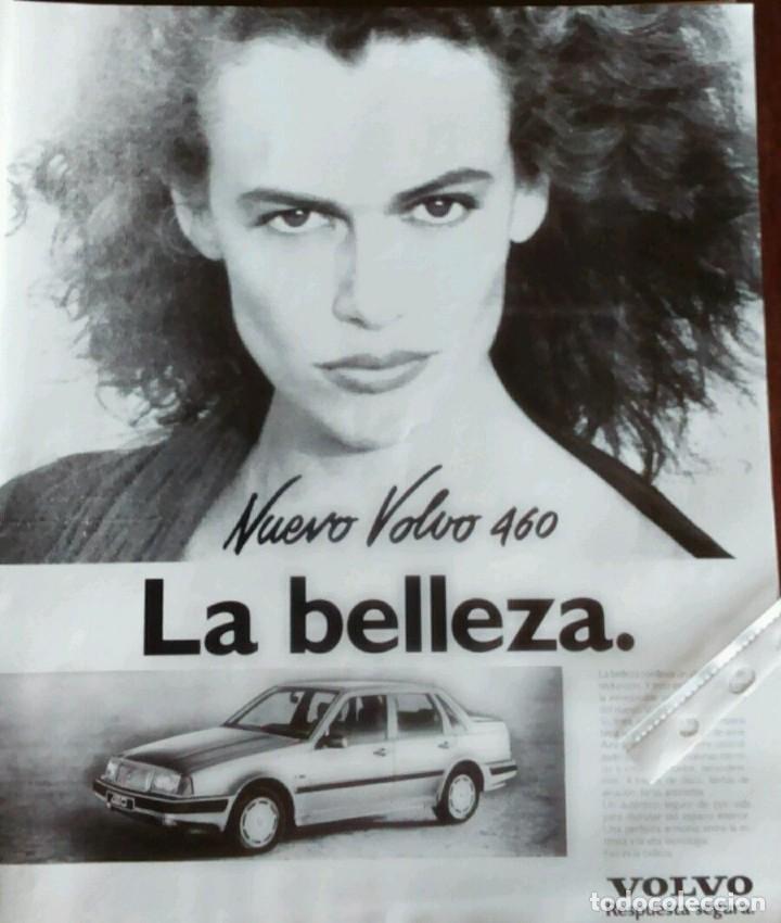 Coleccionismo: Publicidad automovil Volvo 460 de 1990