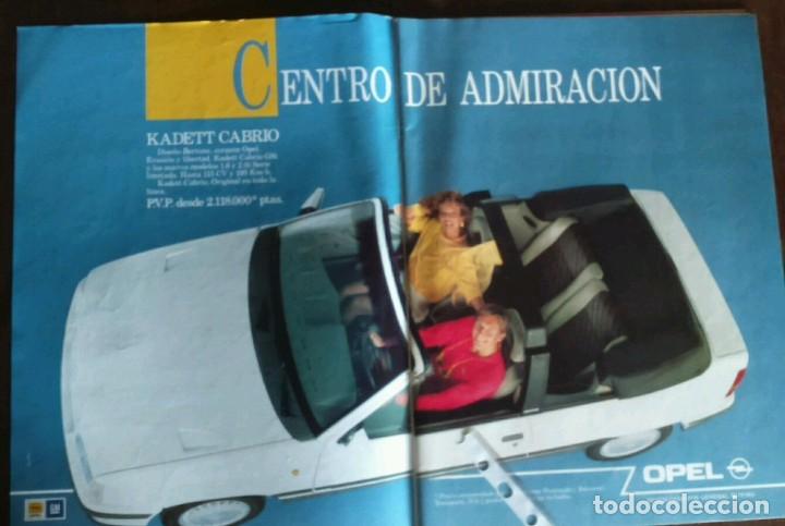 Coleccionismo: Publicidad automovil Opel Kadett Cabrio de 1990