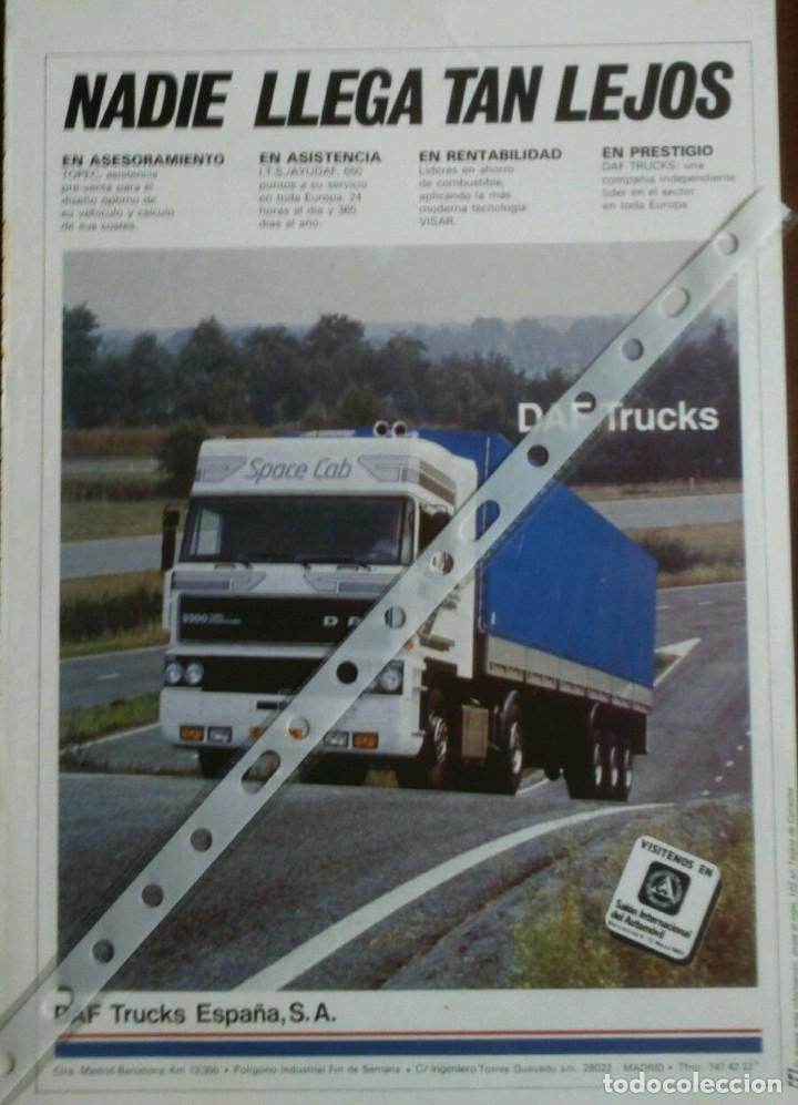 Coleccionismo: Publicidad camion truck daf