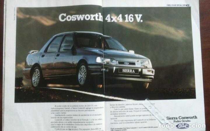 Coleccionismo: Publicidad automovil Ford Sierra Cosworth de 1991