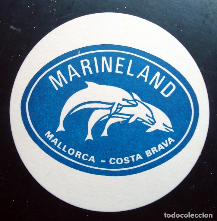 Coleccionismo: Posavasos, posa vasos - marineland - mallorca - costa brava