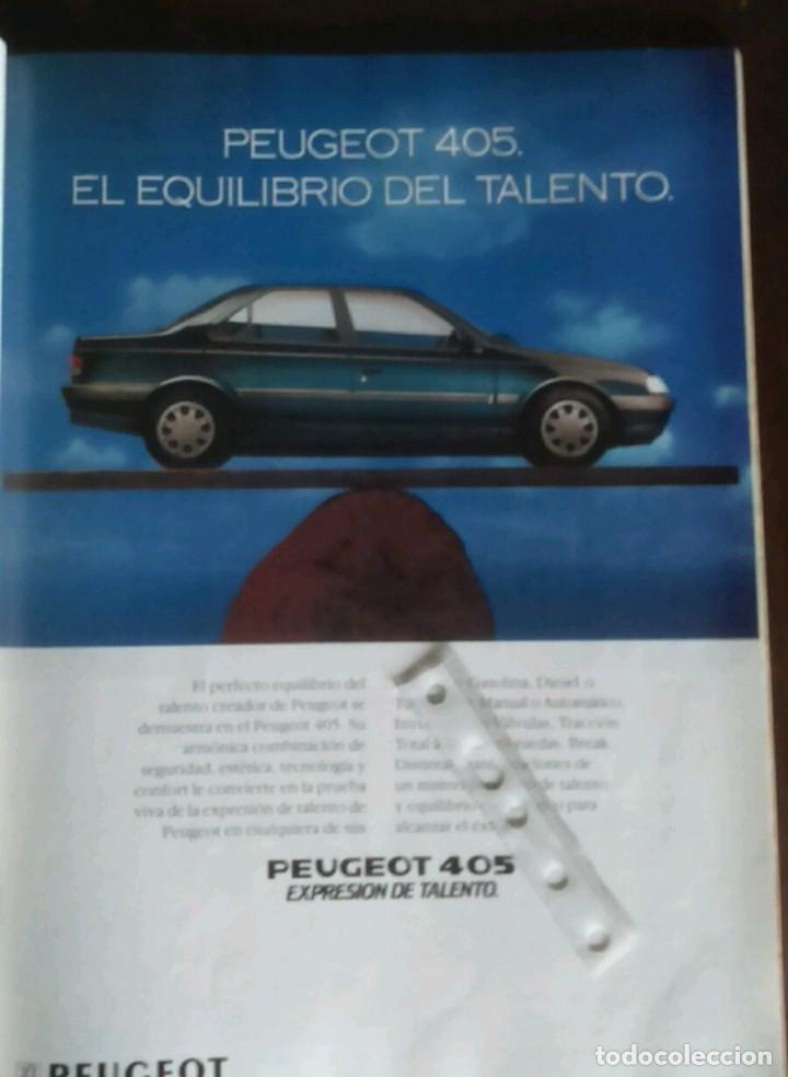 Coleccionismo: Publicidad automovil Peugeot 405 de 1991