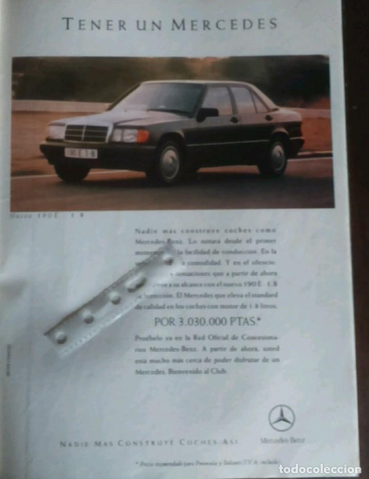 Coleccionismo: Publicidad automovil Mercedes-Benz 190