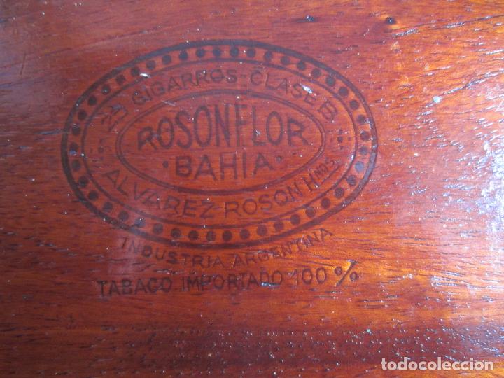 Coleccionismo: ANTIGUA CAJA DE TABACO - ROSONFLOR - Foto 3
