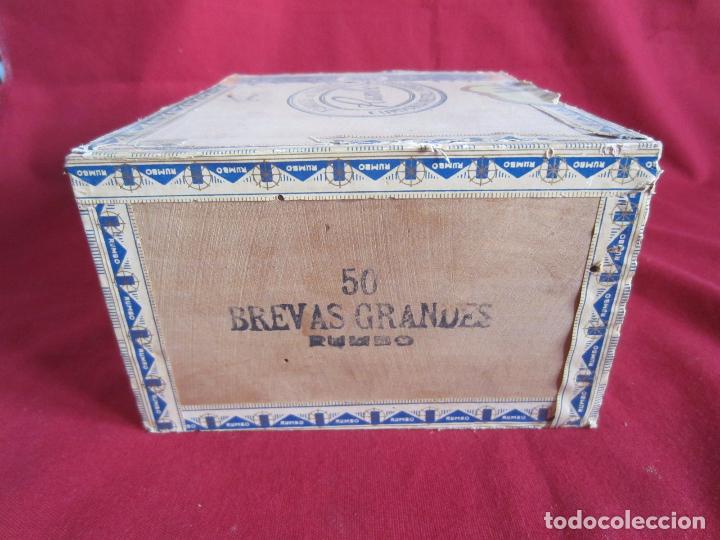 Coleccionismo: ANTIGUA CAJA DE TABACO - RUMBO - Foto 4