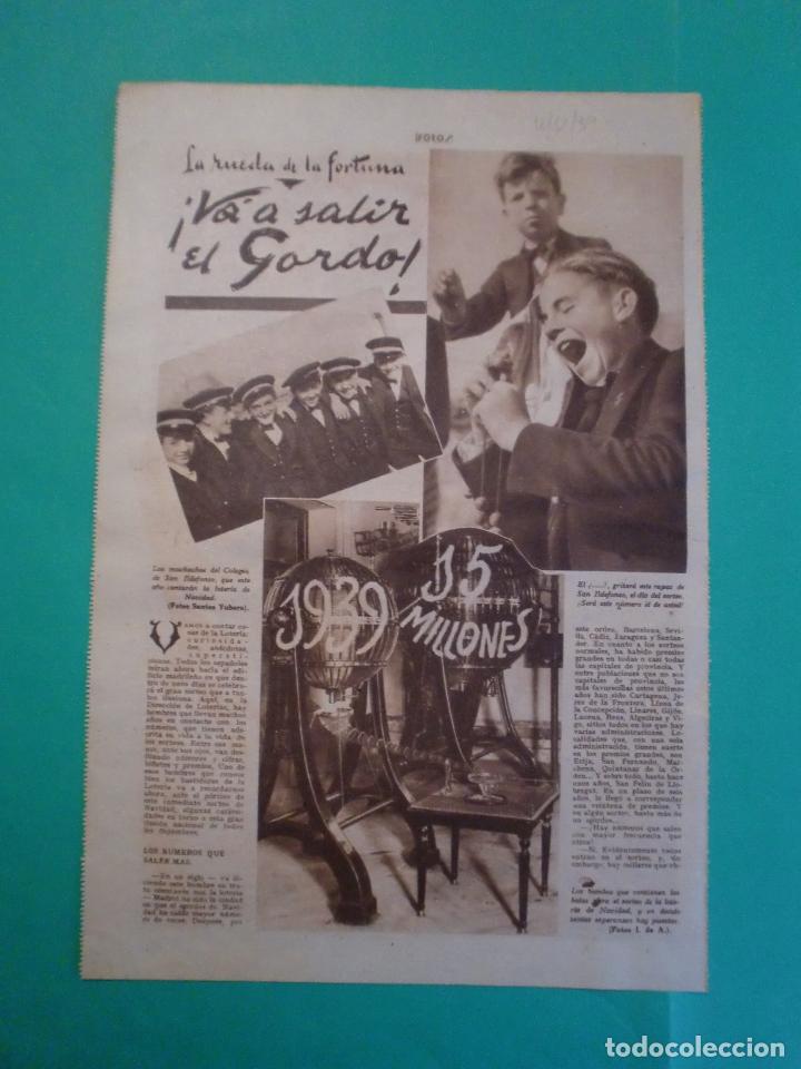 Colecionismo: EL GORDO DE NAVIDAD 1939 15 MILLONES DE PESETAS - 16/12/1939