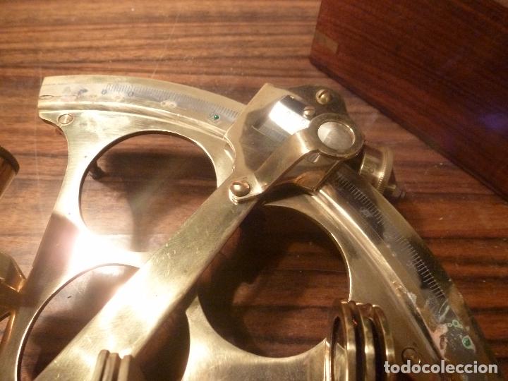 Coleccionismo: SEXTANTE CON CAJA - Foto 6