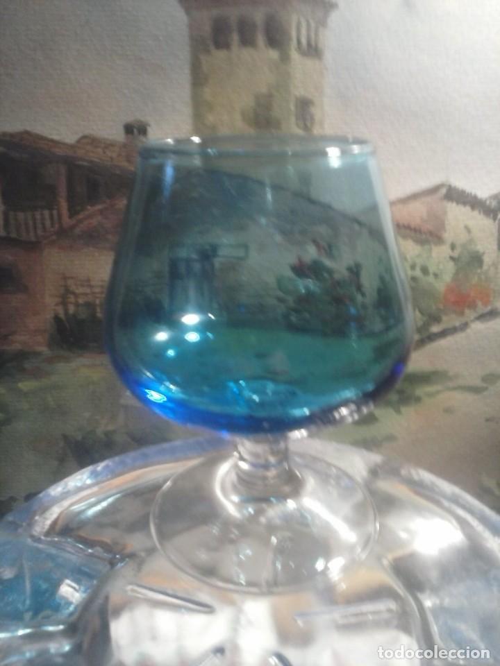 Coleccionismo: COPA AZUL BRANDY-VINTAGE. - Foto 1