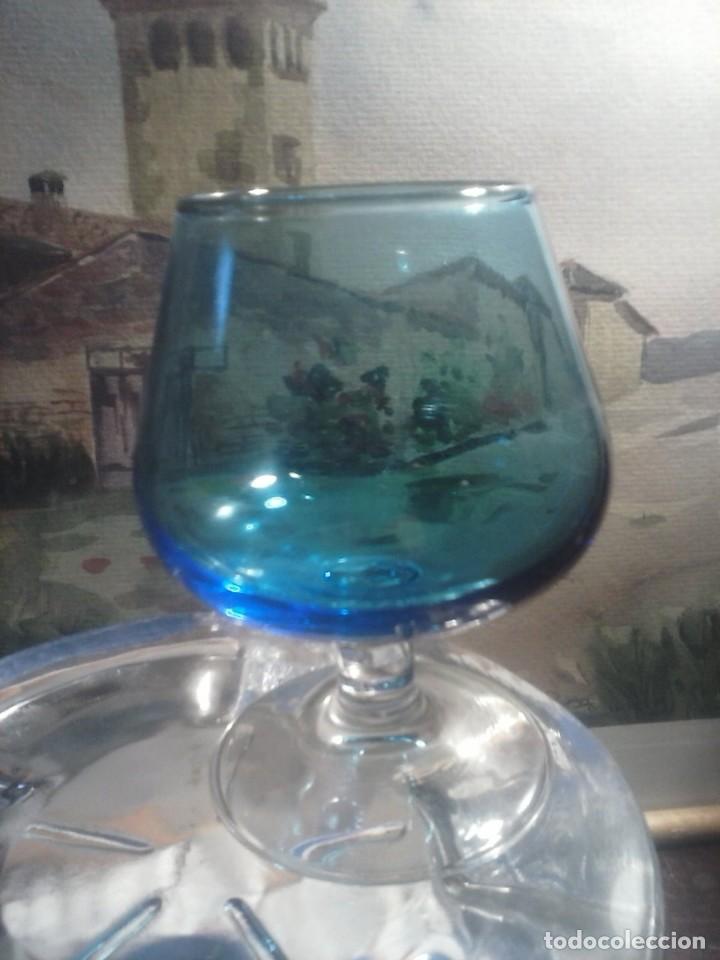 Coleccionismo: COPA AZUL BRANDY-VINTAGE. - Foto 2