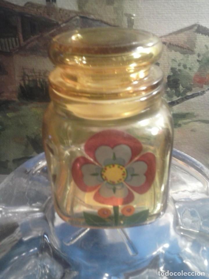 Coleccionismo: TARRO TOPACIO - FLORES . - Foto 3