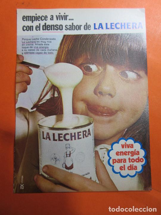 Coleccionismo: PUBLICIDAD 1970 - COLECCION COMIDAS - LA LECHERA