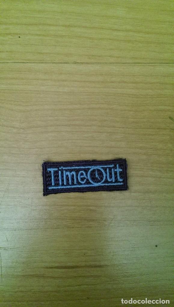 Collectionnisme: APLICACI&Oacute;N DE TELA BORDADA TERMOADHESIVA &laquo;TIME OUT&raquo;