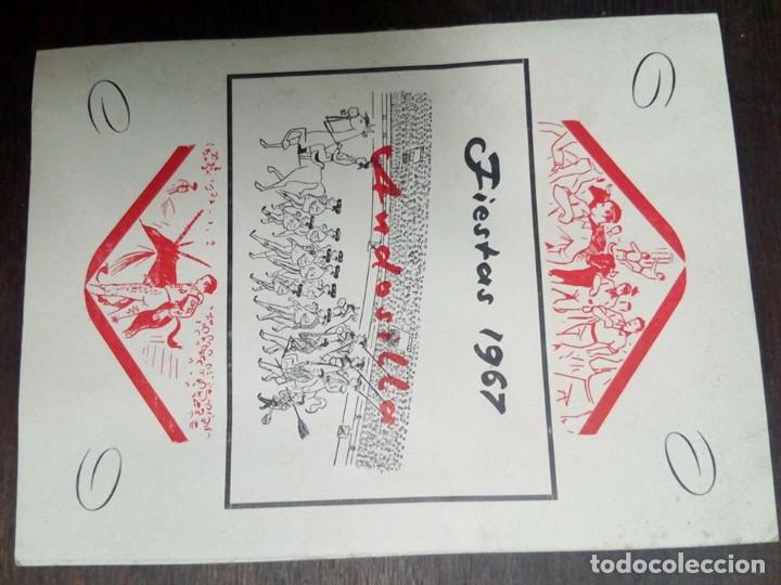 Coleccionismo: programa fiestas andosilla 1967 - Foto 1