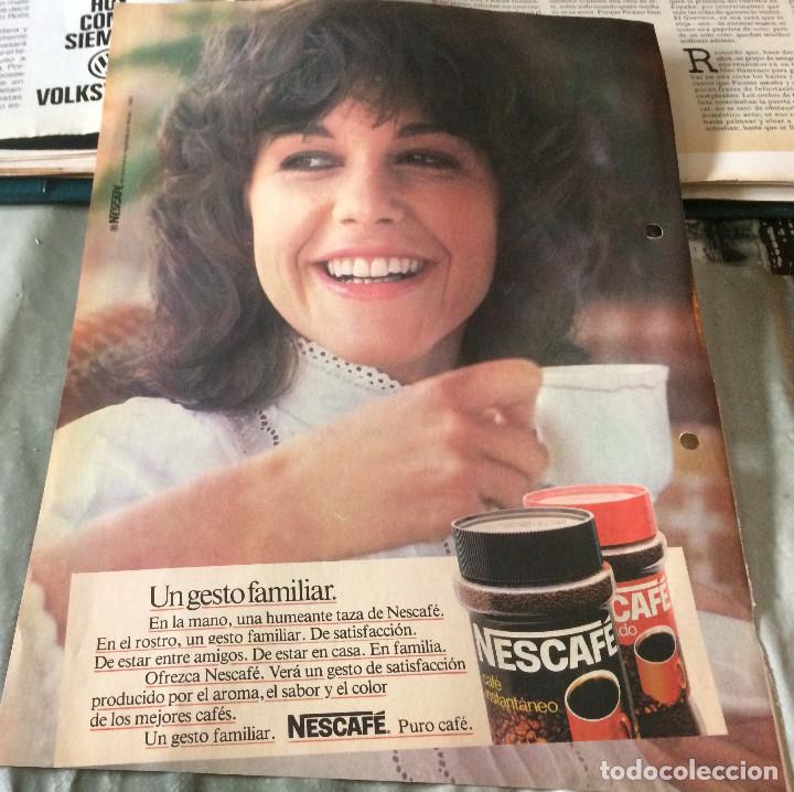 Collectionnisme: Publicidad en prensa de Nescaf&eacute;. A&ntilde;o 1982. Buen estado.