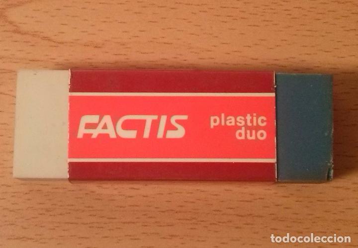 Collezionismo: Goma de borrar Factis Plastic Duo D 12. Sin Uso.