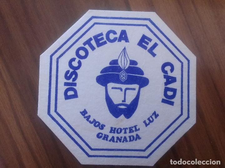 Collecting: POSAVASOS. DISCOTECA EL CADI. DESAPARECIDA. MADRID. DE PAPEL. BUEN ESTADO. RARO