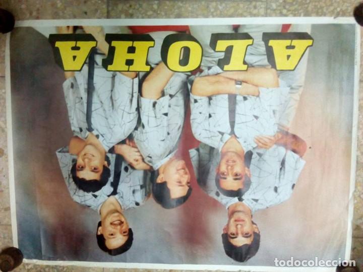Coleccionismo: poster orquesta grupo aloha - Foto 1