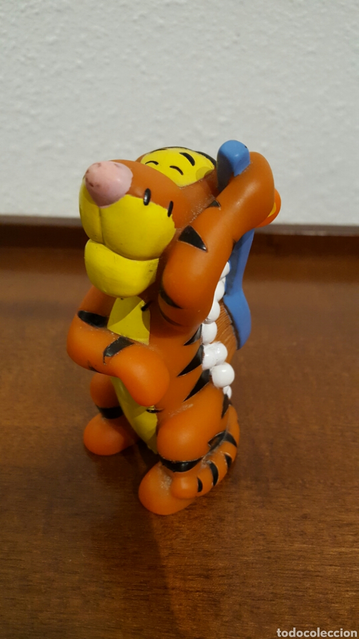 Coleccionismo: Figura de goma tiger de winnie the pooh de disney