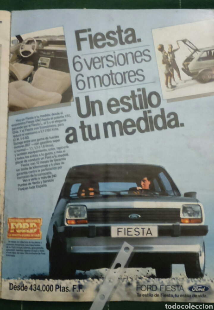 Coleccionismo: Publicidad automovil Ford Fiesta de 1983