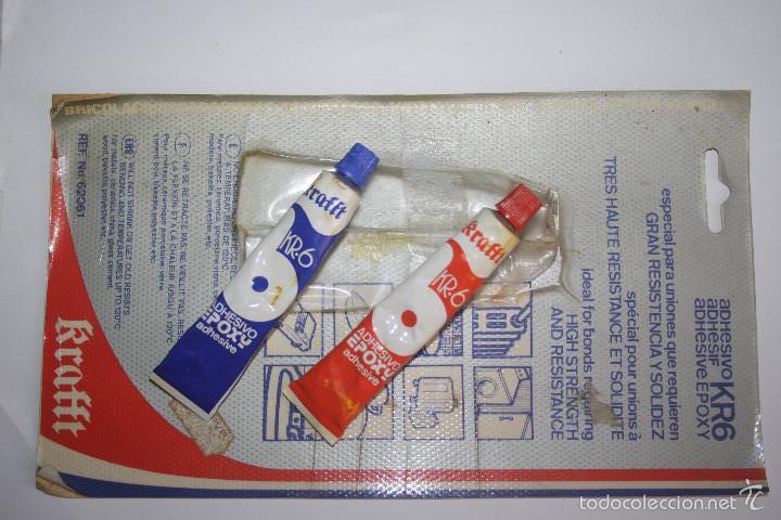 Coleccionismo: Antiguo Pegamento Krafft Dos Componentes - Foto 1