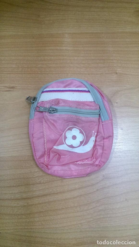 Coleccionismo: MONEDERO MOCHILA CARACOL ROSA