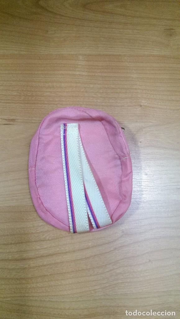 Coleccionismo: MONEDERO MOCHILA CARACOL ROSA - Foto 2